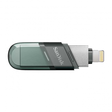 Флешка Sandisk 256Gb iXpand Flip SDIX90N-256G-GN6NE USB3.1 зеленый/серебристый - фото 2