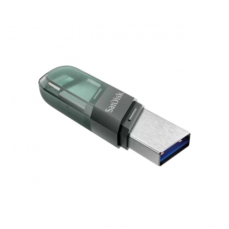 Флешка Sandisk 256Gb iXpand Flip SDIX90N-256G-GN6NE USB3.1 зеленый/серебристый - фото 3