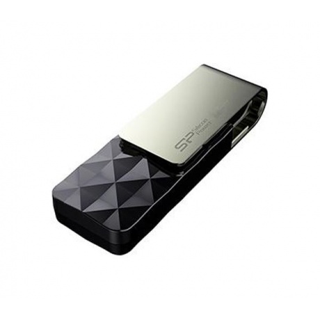 Флешка Silicon Power 32Gb Blaze B30 SP032GBUF3B30V1K USB3.0 черный/серый - фото 1
