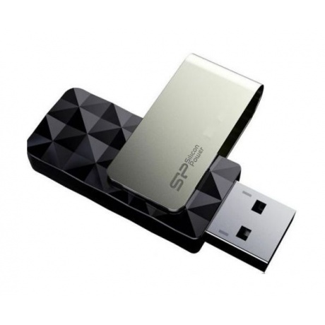 Флешка Silicon Power 32Gb Blaze B30 SP032GBUF3B30V1K USB3.0 черный/серый - фото 3