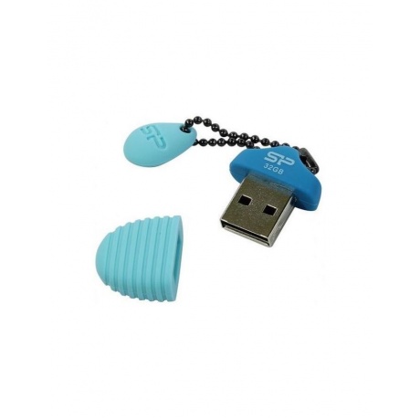 Флешка Silicon Power 32Gb Touch T30 SP032GBUF2T30V1B USB2.0 синий - фото 2