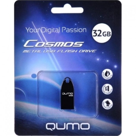 

Флешка QUMO USB 2.0 32GB Cosmos QM32GUD-Cos-d Dark