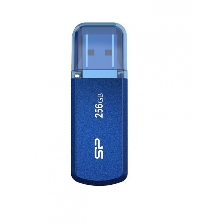 Флешка 256Gb Silicon Power Helios 202, USB 3.2, Голубой (SP256GB...