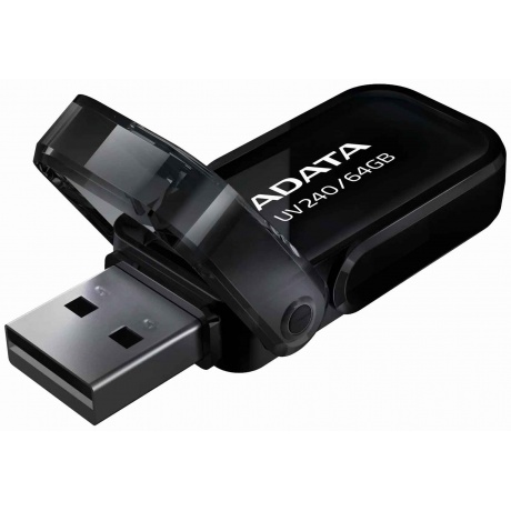 Флешка 64GB ADATA UV240, USB 2.0, Черный AUV240-64G-RBK - фото 2