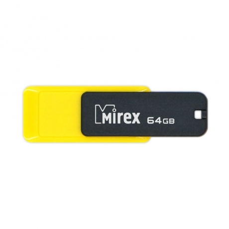 Флешка 64GB Mirex City, USB 2.0, Желтый 13600-FMUCYL64 - фото 1
