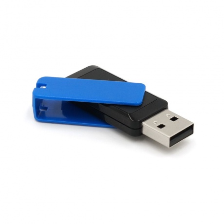 Флешка 64GB Mirex City, USB 2.0, Синий 13600-FMUCIB64 - фото 3