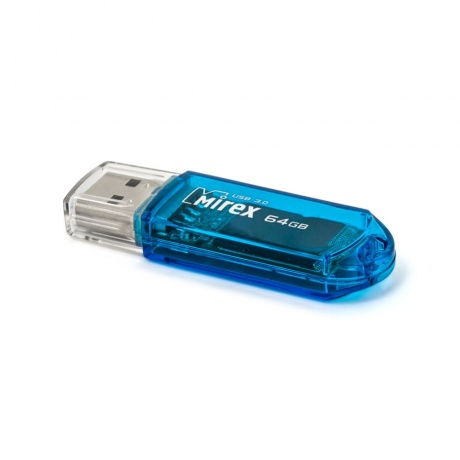 Флешка 64GB Mirex Elf, USB 3.0, Синий 13600-FM3BEF64 - фото 1
