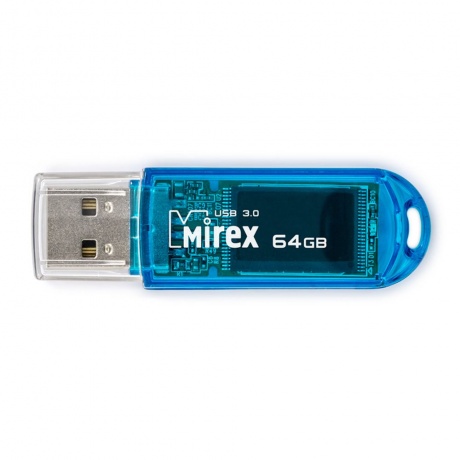 Флешка 64GB Mirex Elf, USB 3.0, Синий 13600-FM3BEF64 - фото 2