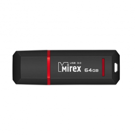 Флешка 64GB Mirex Knight, USB 3.0, Черный 13600-FM3BKN64 - фото 1