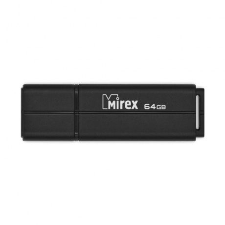 Флешка 64GB Mirex Line, USB 2.0, Черный 13600-FMULBK64 - фото 1