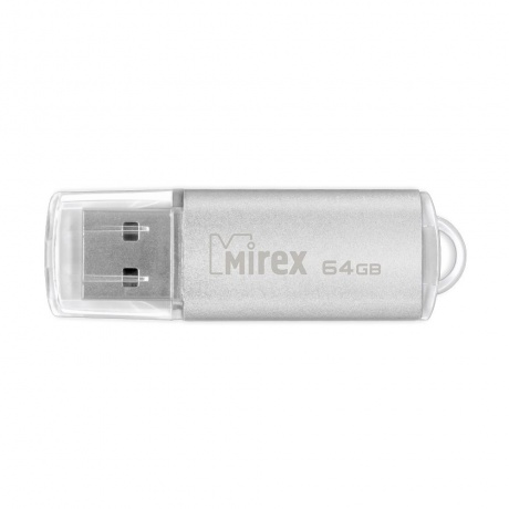 Флешка 64GB Mirex Unit, USB 2.0, Серебро 13600-FMUUSI64 - фото 1