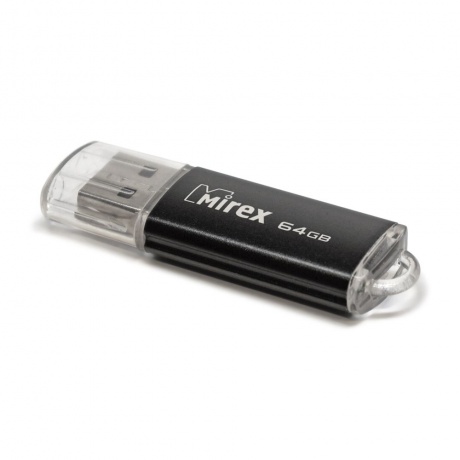 Флешка 64GB Mirex Unit, USB 2.0, Черный 13600-FMUUND64 - фото 3