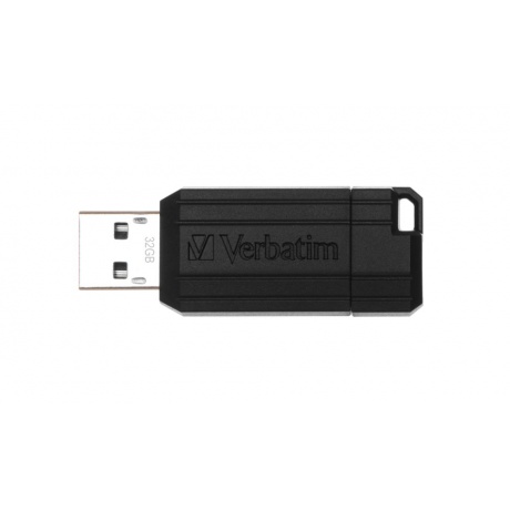 Флешка Verbatim USB Drive 32Gb Pin Stripe Black 049064 {USB2.0} - фото 1