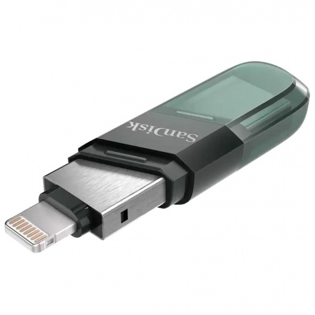 Флешка 128GB SanDisk iXpand Flip USB3.1/Lightning (SDIX90N-128G-GN6NE) - фото 4