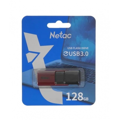 Флешка Netac U182 Red USB3.0 Flash Drive 128GB (NT03U182N-128G-30RE) - фото 3
