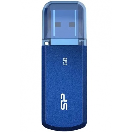 Флешка Silicon Power Helios 202 64Gb blue USB 3.2 Gen 1 (USB 3.0) - фото 1