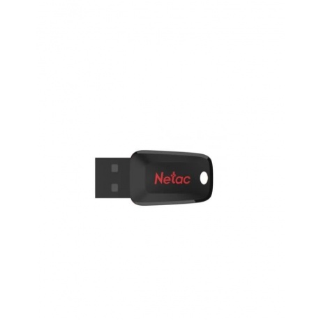 Флешка Netac 128Gb U197 NT03U197N-128G-20BK USB2.0 черный/красный - фото 2