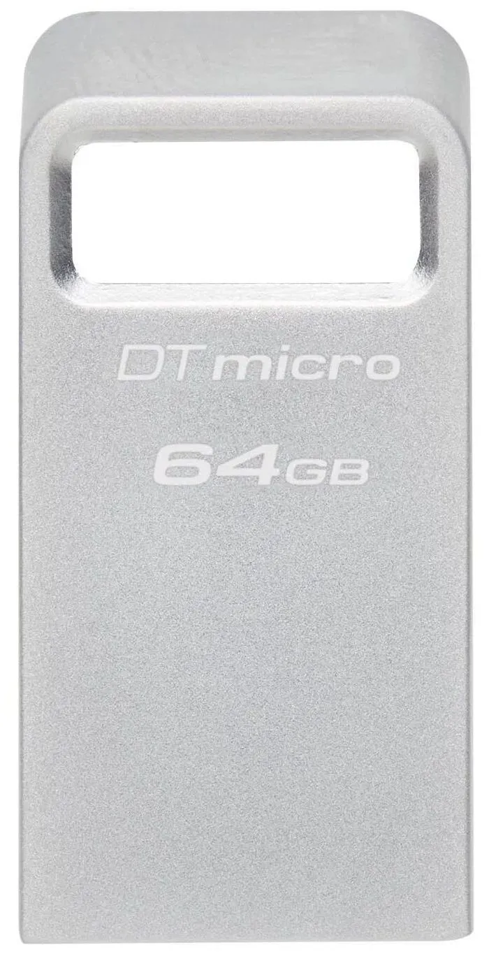 Флешка Kingston DataTraveler Micro 64GB DTMC3G2/64GB (USB 3.2) - фото 1
