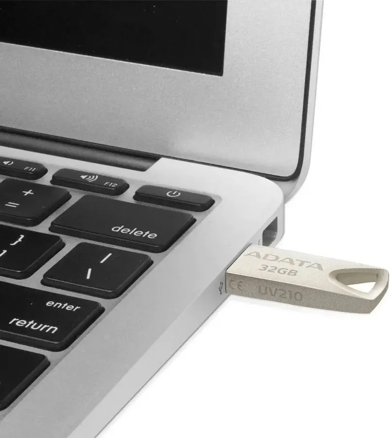 Флешка A-Data UV210 32Gb (AUV210-32G-RGD) USB2.0 золотистый - фото 3