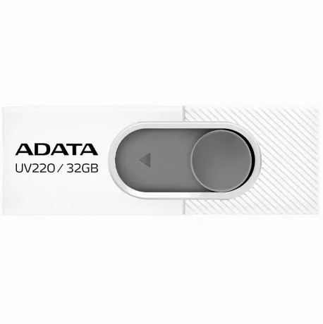 Флешка A-Data UV220 32Gb (AUV220-32G-RWHGY) USB2.0 белый/серый