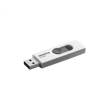 Флешка A-Data UV220 32Gb (AUV220-32G-RWHGY) USB2.0 белый/серый - фото 2
