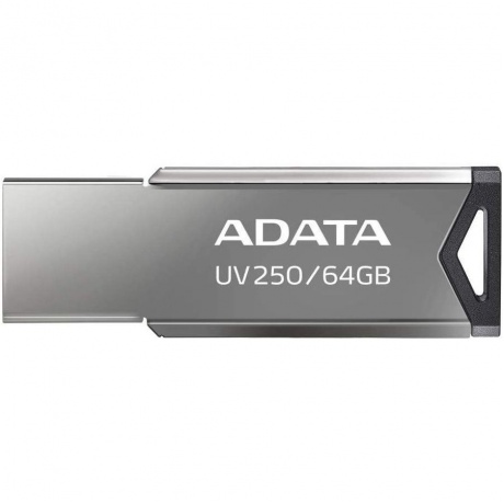 Флешка A-Data UV250 64Gb AUV250-64G-RBK USB20 серебристый 735₽