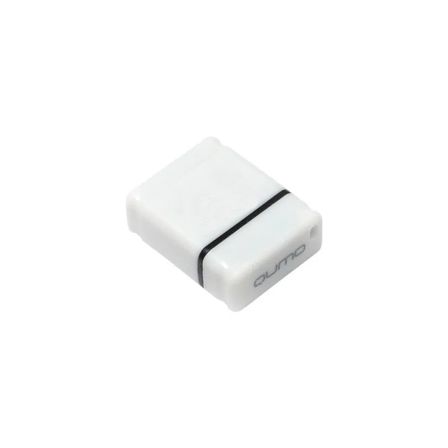 Флешка Qumo Nano 16GB (QM16GUD-NANO-W) USB 2.0 белый - фото 1