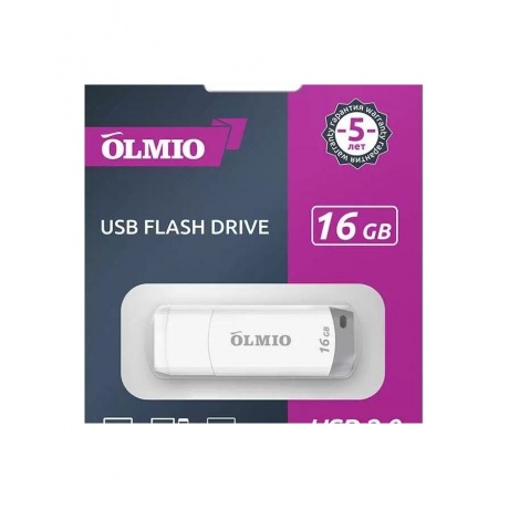 Флешка Olmio U-181 16GB USB2.0 - фото 2