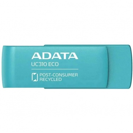 Флешка A-Data USB3 64GB GREEN (UC310E-64G-RGN) - фото 2