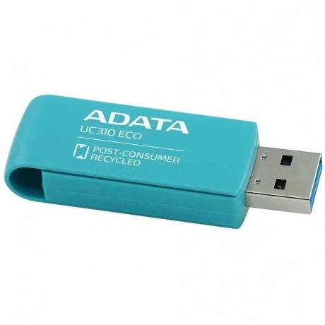 Флешка A-Data USB3 64GB GREEN (UC310E-64G-RGN) - фото 3