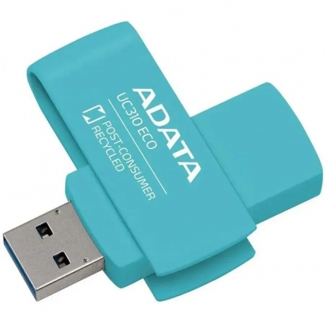 Флешка A-Data USB3 64GB GREEN (UC310E-64G-RGN) - фото 5