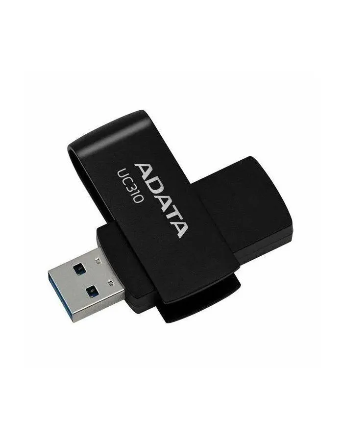 Флешка A-Data USB3 64GB (UC310-64G-RBK) - фото 3