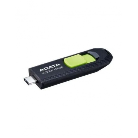 Флешка A-DATA 128GB (ACHO-UC300-128G-RBK/GN) UC300, USB 3.2/TypeC, черный/зеленый - фото 2