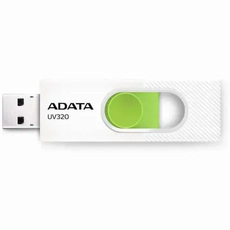 Флешка A-DATA 32GB (AUV320-32G-RWHGN) UV320, USB 3.2, белый/зеле...