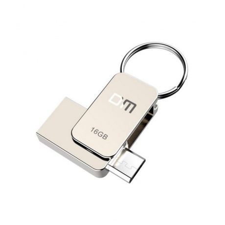 Флешка DM PD020(USB2.0) 16Gb (OTG USB2.0+microUSB) (PD020(USB2.0) 16Gb) - фото 1