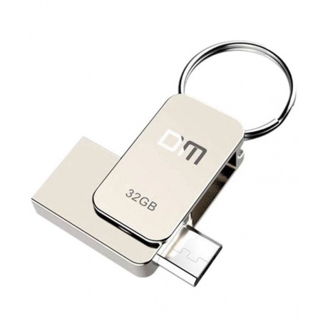 Флешка DM PD020(USB2.0) 32Gb (OTG USB2.0+microUSB) (PD020(USB2.0) 32Gb) - фото 1