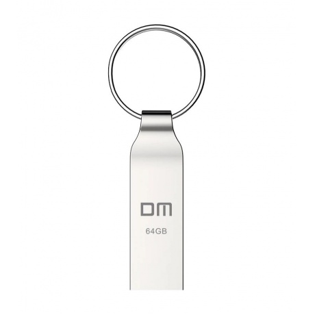 Флешка DM PD076-USB3.0 64Gb (USB3.0) (PD076-USB3.0 64Gb) металл, с кольцом - фото 1