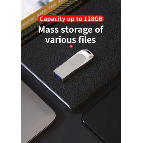 Флешка DM PD170-USB3.1 128Gb (USB3.1) (PD170-USB3.1 128Gb) металл, плоский - фото 13