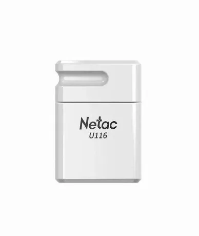 Флешка Netac U116 4Gb (NT03U116N-004G-20WH), USB2.0, миниатюрная...