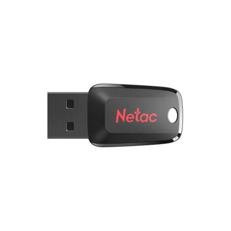 Флешка Netac U197 4Gb (NT03U197N-004G-20BK), USB2.0, пластиковая, черная - фото 1