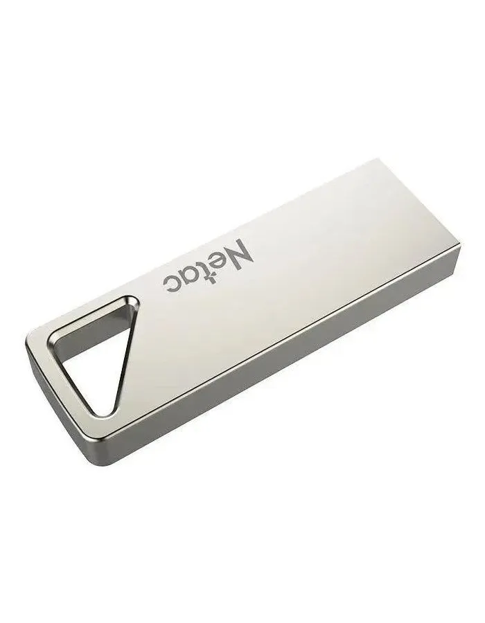 Флешка Netac U326 4Gb (NT03U326N-004G-20PN), USB2.0, металлическая плоская - фото 3