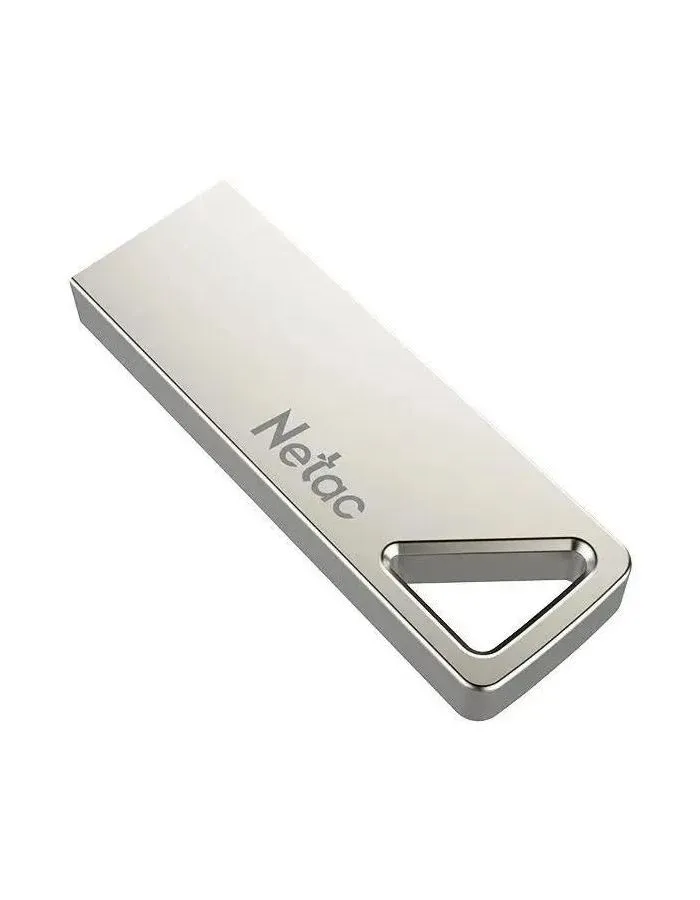 Флешка Netac U326 4Gb (NT03U326N-004G-20PN), USB2.0, металлическая плоская - фото 4