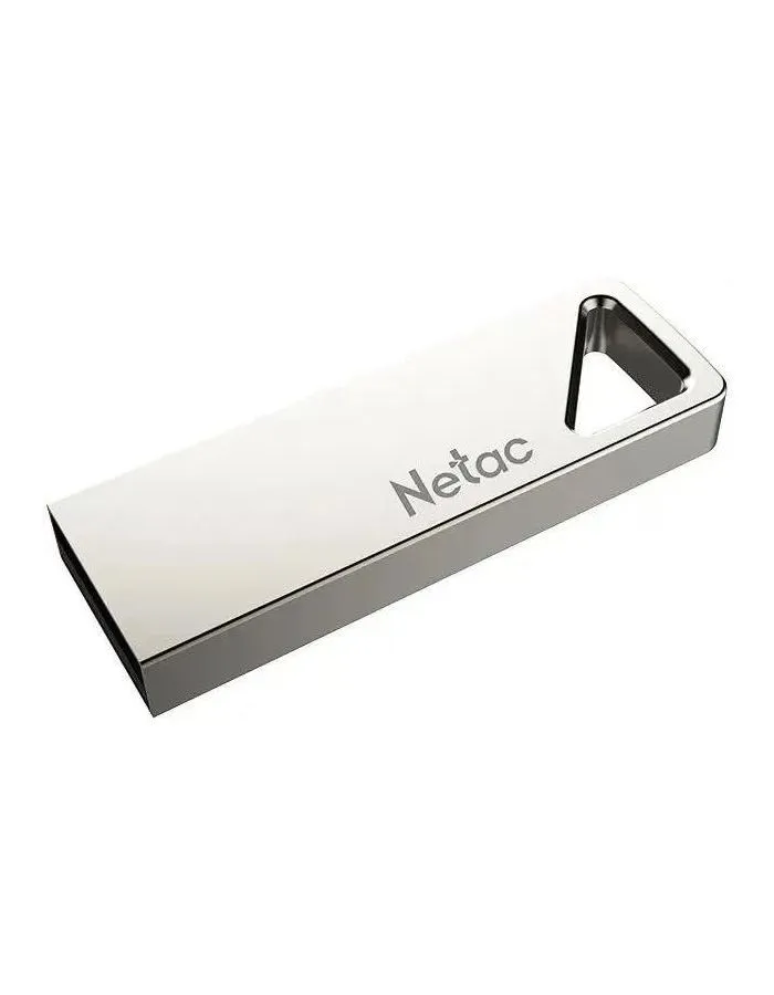 Флешка Netac U326 4Gb (NT03U326N-004G-20PN), USB2.0, металлическая плоская - фото 5