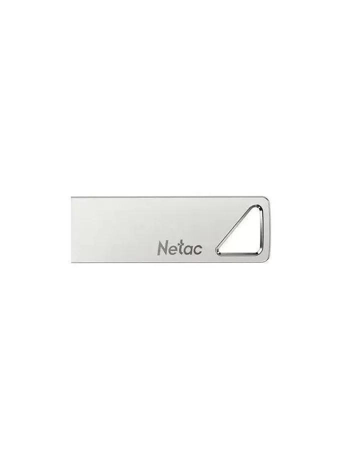 Флешка Netac U326 4Gb (NT03U326N-004G-20PN), USB2.0, металлическая плоская - фото 1