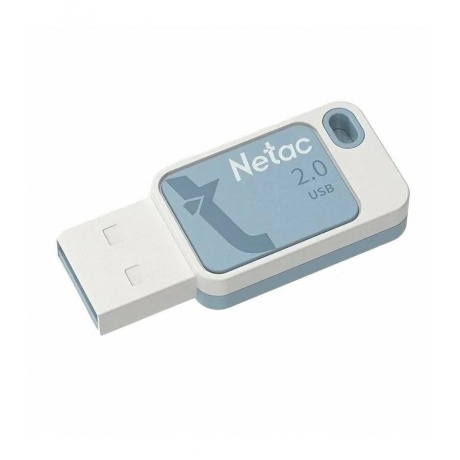 Флешка Netac UA31 32Gb (NT03UA31N-032G-20BL), USB2.0, голубая - фото 2