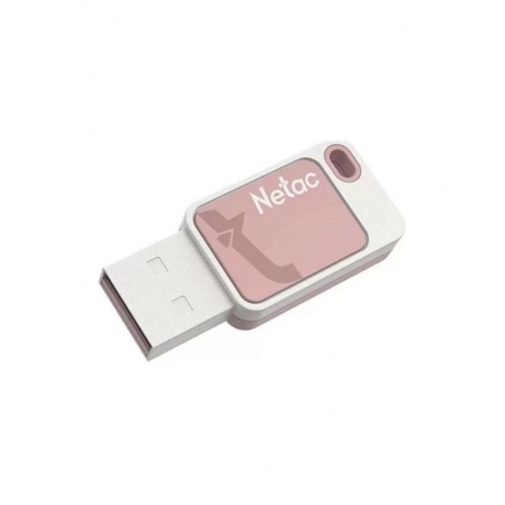 Флешка Netac UA31 32Gb (NT03UA31N-032G-20PK), USB2.0, розовая - фото 1