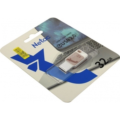 Флешка Netac UA31 32Gb (NT03UA31N-032G-20PK), USB2.0, розовая - фото 3