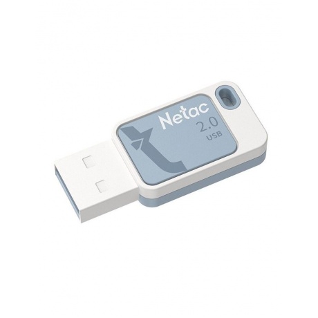 Флешка Netac UA31 8Gb (NT03UA31N-008G-20BL), USB2.0, голубая - фото 1