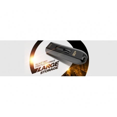 Флешка Silicon Power 256Gb B21 SP256GBUF3B21V1K USB3.2, Black - фото 5