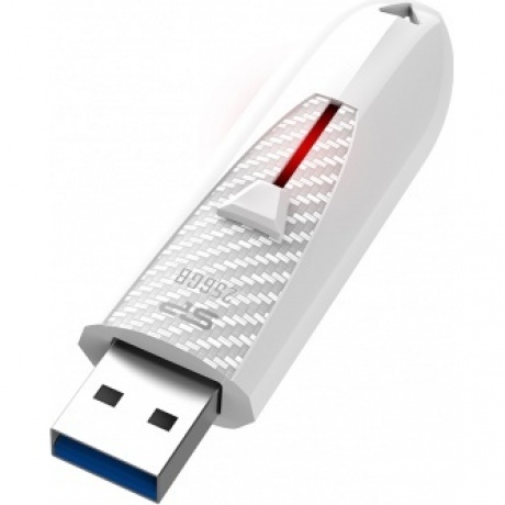 Флешка Silicon Power 256Gb B25 SP256GBUF3B25V1W USB3.2, White - фото 3